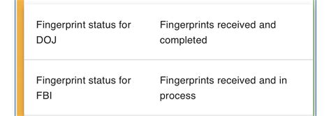 doj fingerprint status